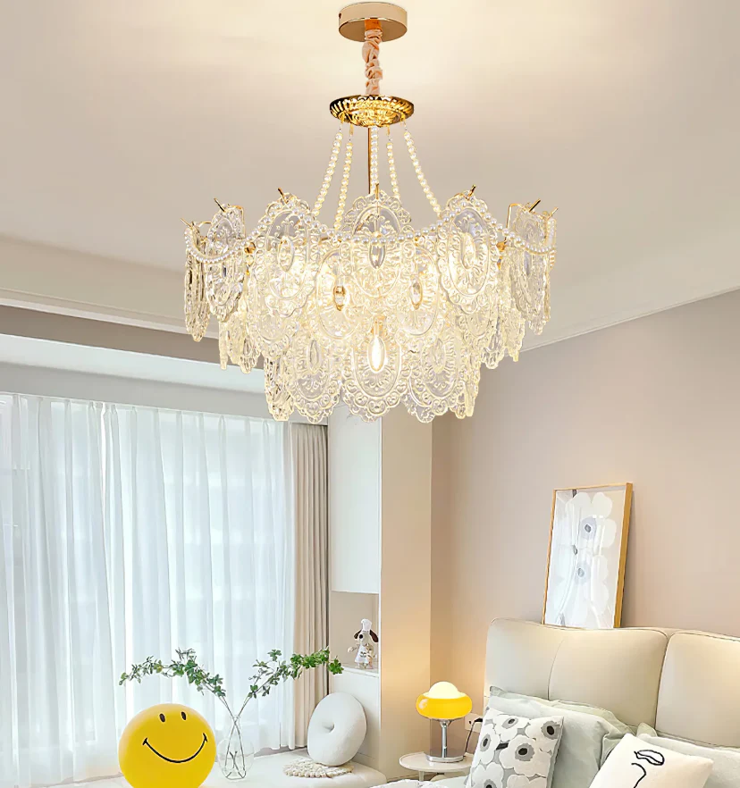 Pearls Glass Chandelier - NexioPick