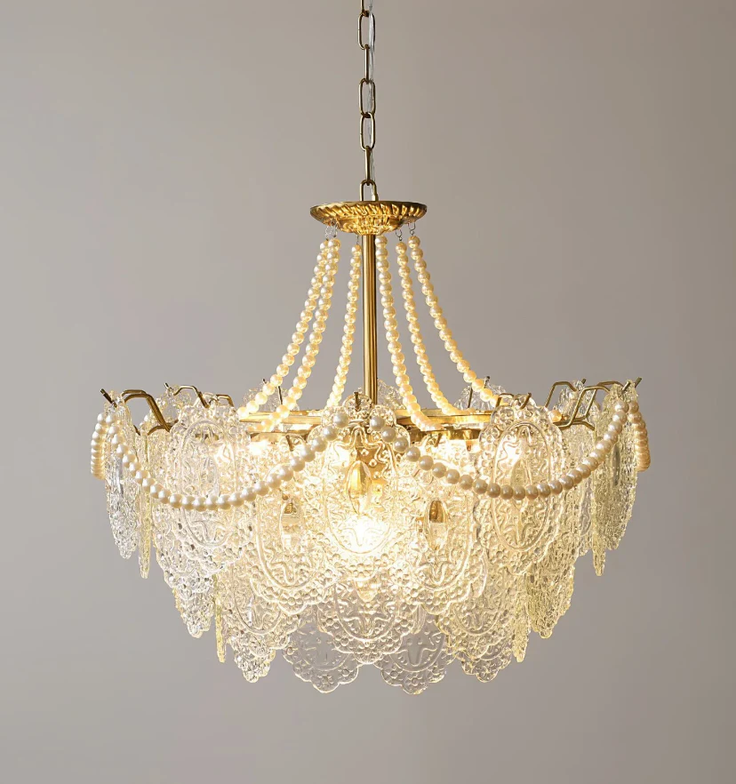 Pearls Glass Chandelier - NexioPick
