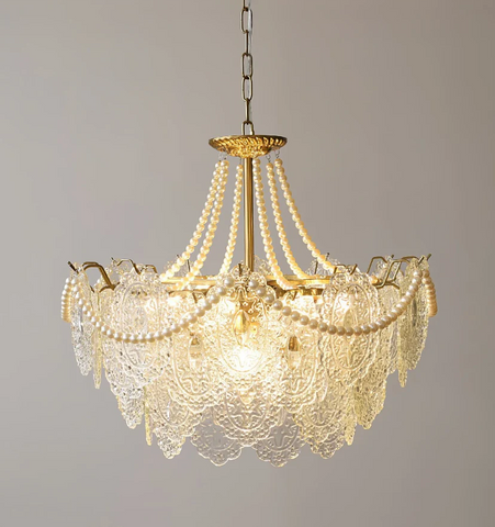 Pearls Glass Chandelier - NexioPick