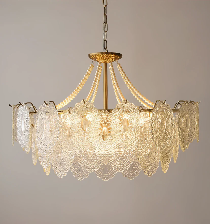 Pearls Glass Chandelier - NexioPick
