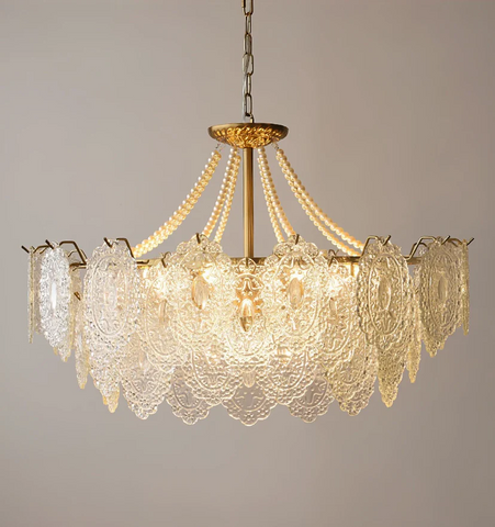 Pearls Glass Chandelier - NexioPick