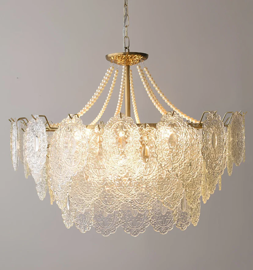Pearls Glass Chandelier - NexioPick
