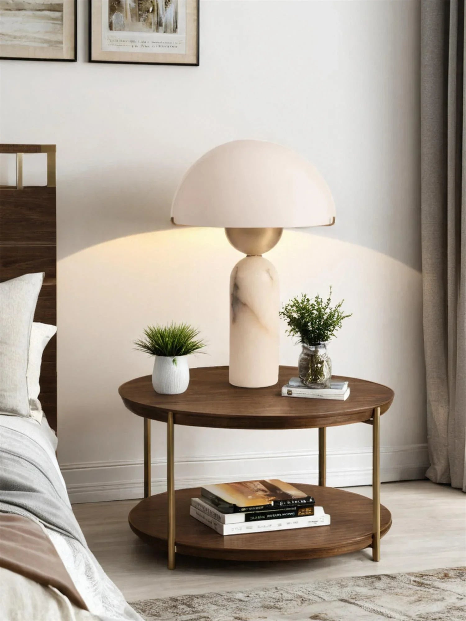 Peono Alabaster Table Lamp - NexioPick