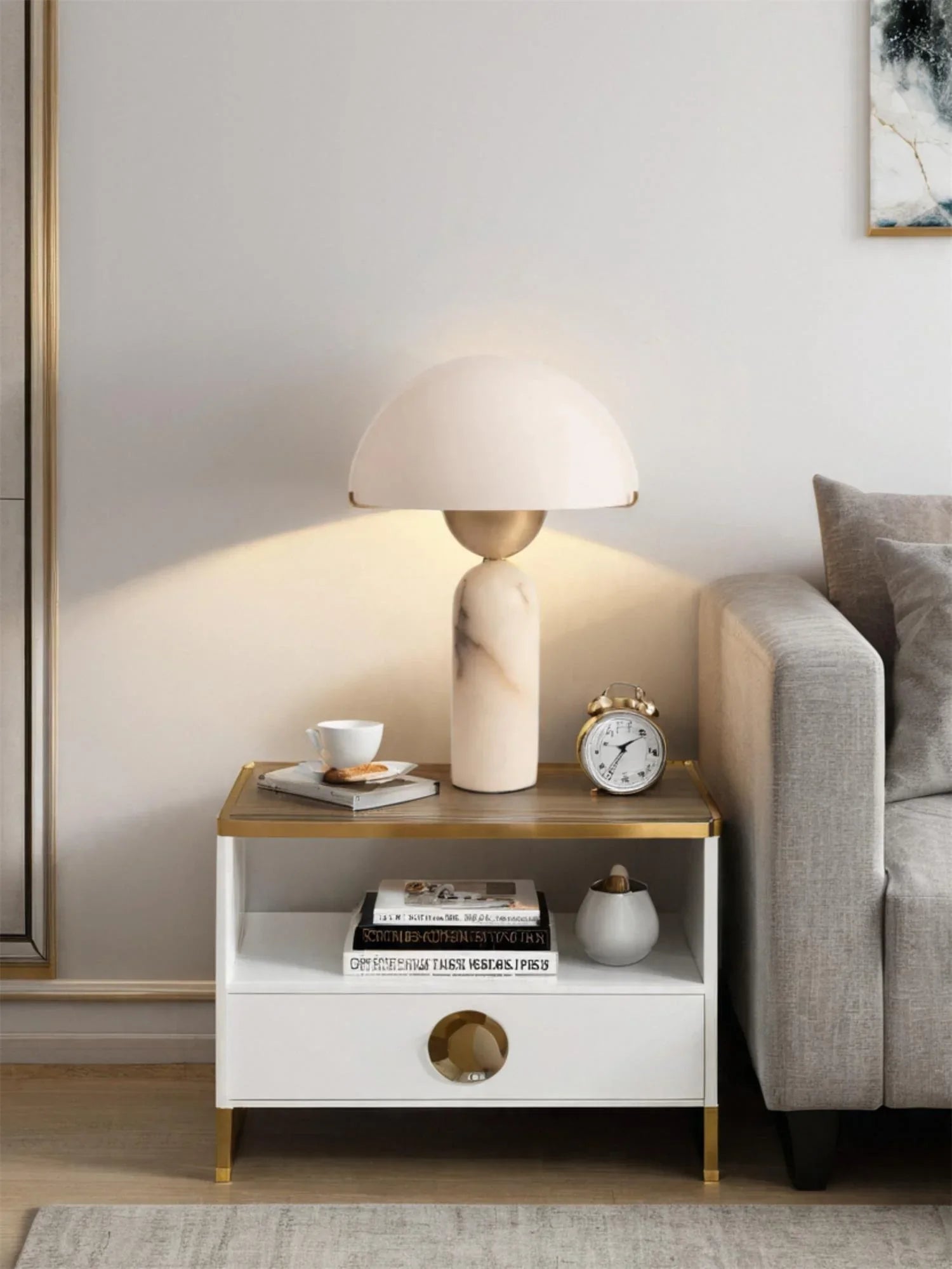 Peono Alabaster Table Lamp - NexioPick
