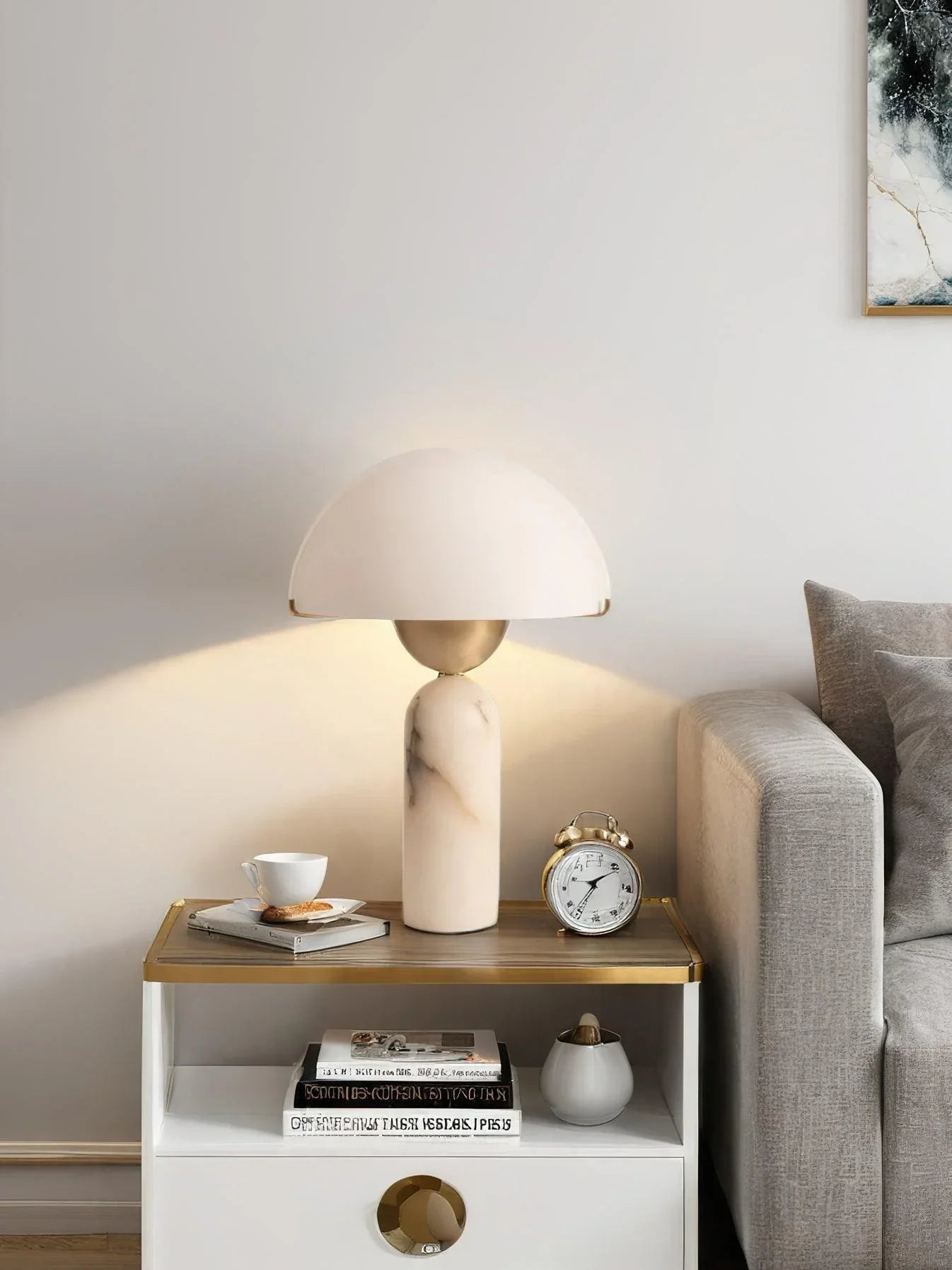 Peono Alabaster Table Lamp - NexioPick