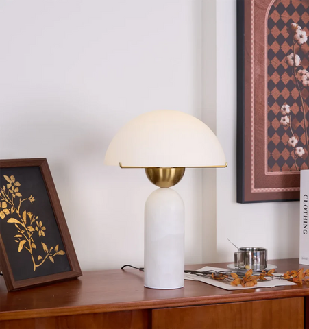 Peono Alabaster Table Lamp - NexioPick