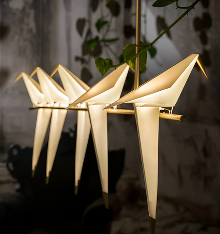 Paper Crane Bird Chandelier - NexioPick