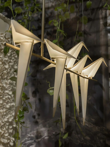 Paper Crane Bird Chandelier - NexioPick
