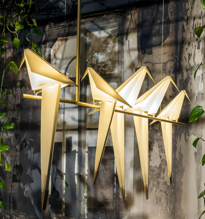 Paper Crane Bird Chandelier - NexioPick