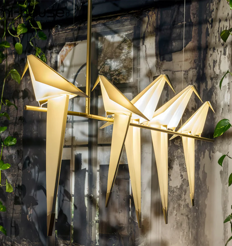 Paper Crane Bird Chandelier - NexioPick
