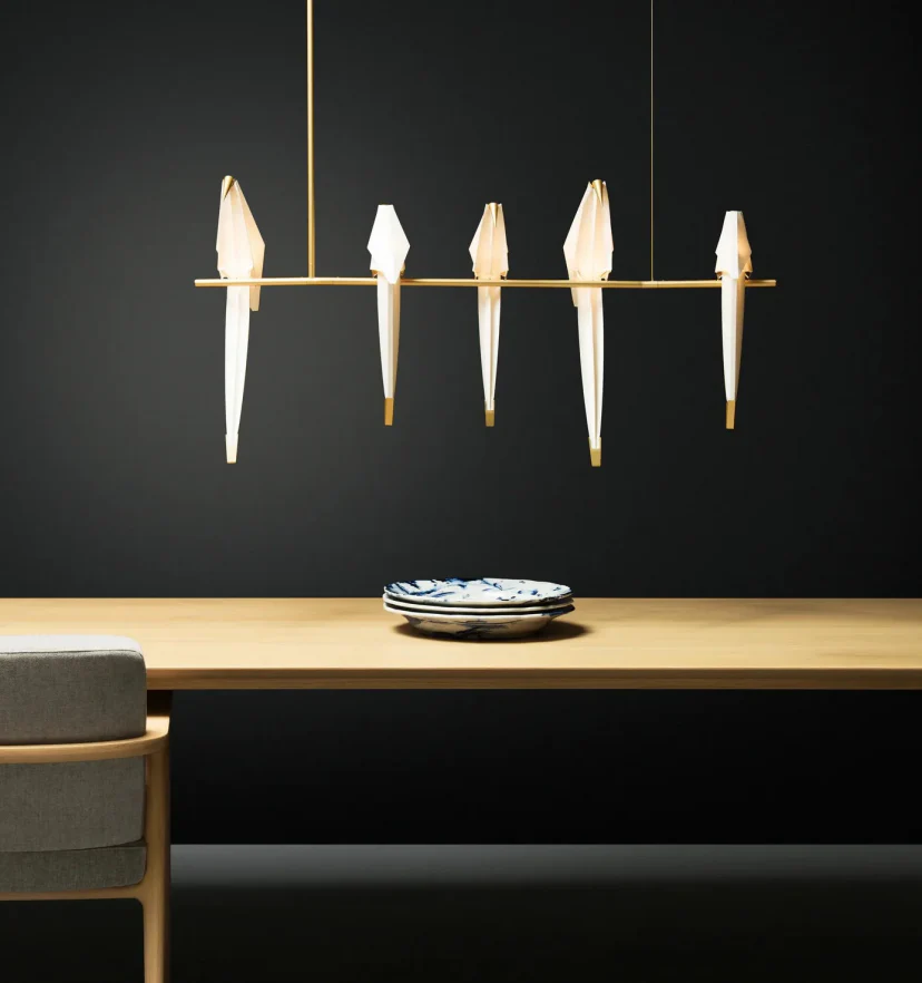 Paper Crane Bird Chandelier - NexioPick