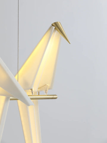 Paper Crane Bird Chandelier - NexioPick