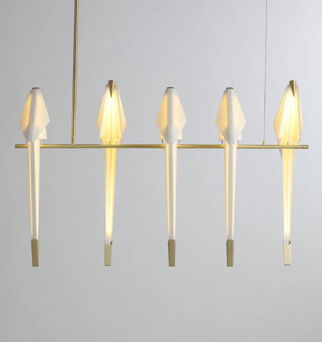 Paper Crane Bird Chandelier - NexioPick