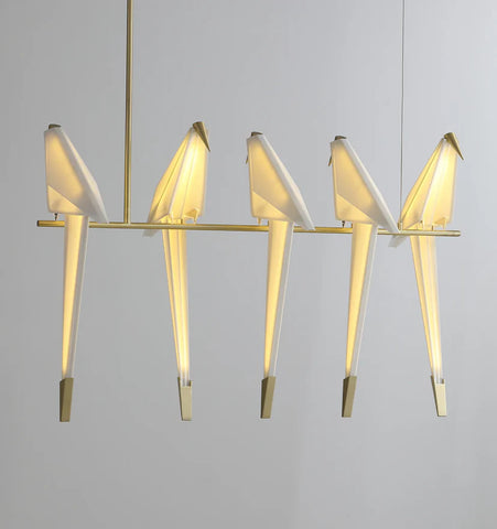 Paper Crane Bird Chandelier - NexioPick