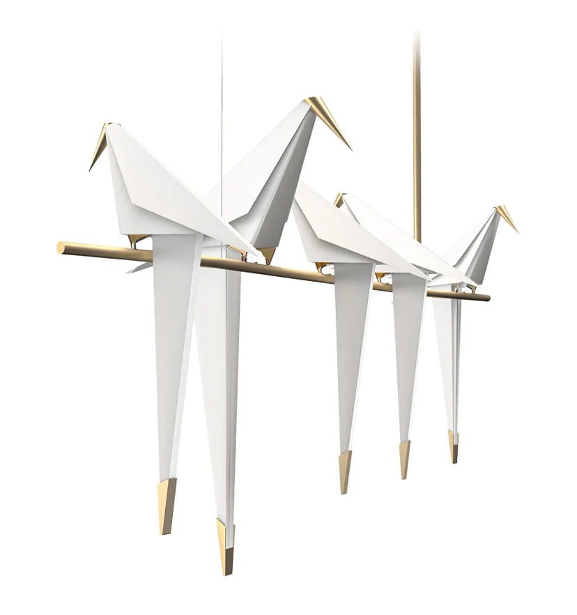 Paper Crane Bird Chandelier - NexioPick