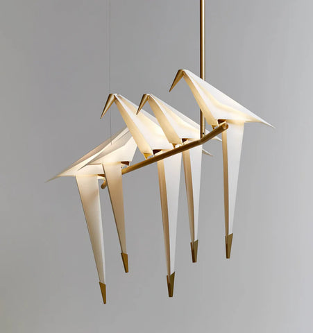 Paper Crane Bird Chandelier - NexioPick