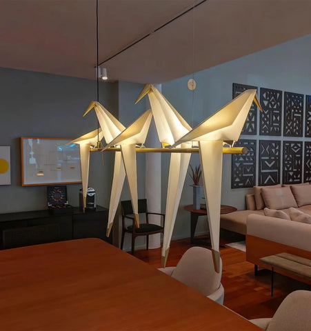 Paper Crane Bird Chandelier - NexioPick