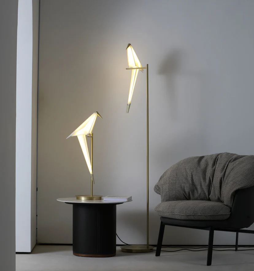 Paper Crane Bird Table Lamp - NexioPick