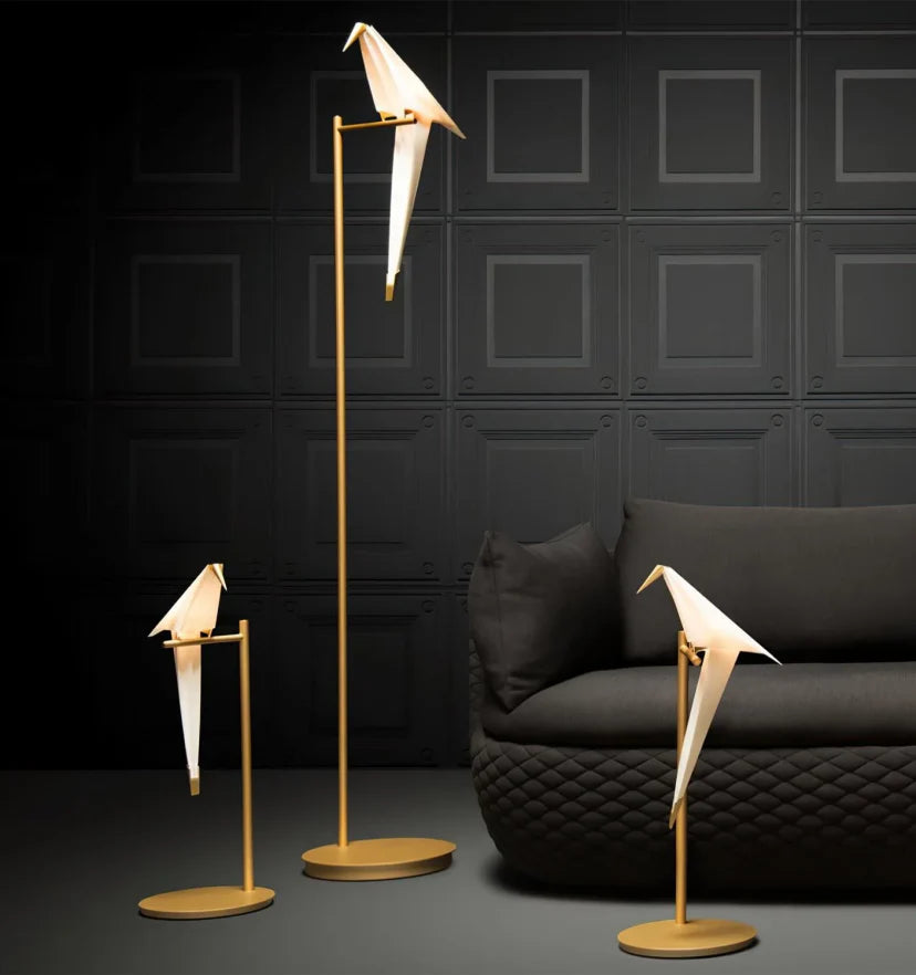 Paper Crane Bird Table Lamp - NexioPick