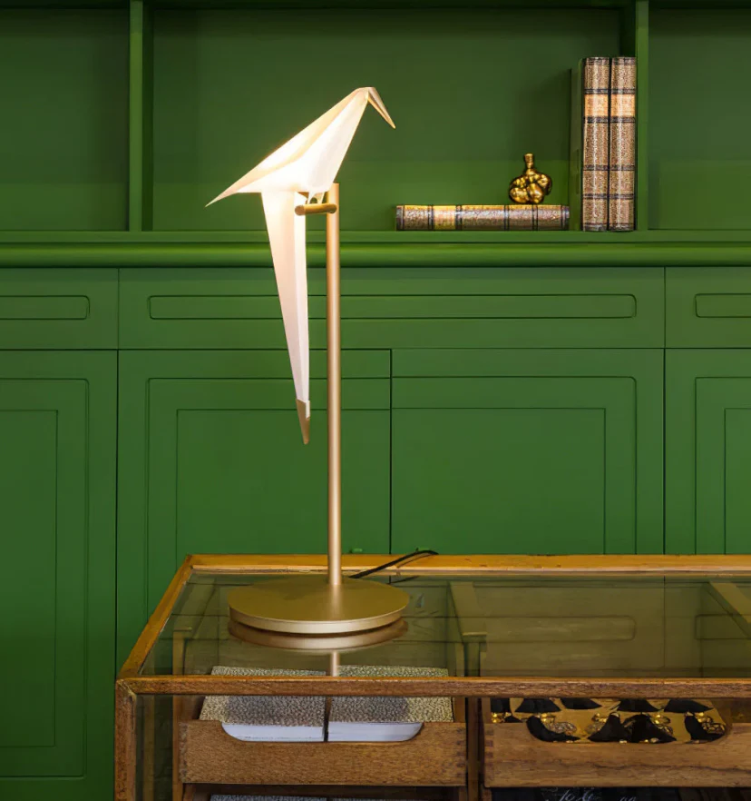 Paper Crane Bird Table Lamp - NexioPick