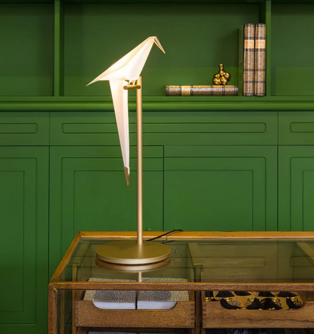 Paper Crane Bird Table Lamp - NexioPick