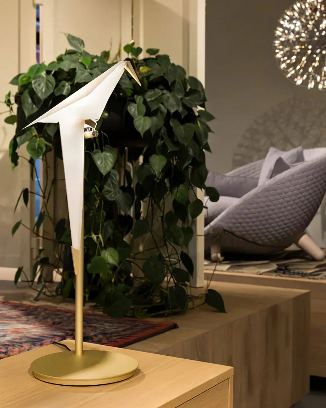 Paper Crane Bird Table Lamp - NexioPick