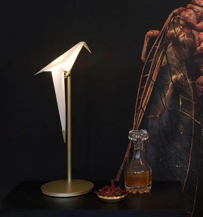 Paper Crane Bird Table Lamp - NexioPick
