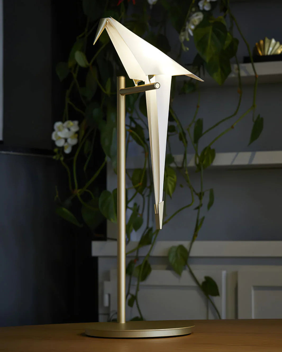 Paper Crane Bird Table Lamp - NexioPick