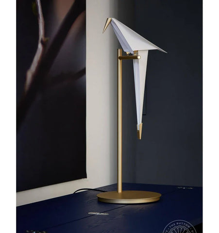 Paper Crane Bird Table Lamp - NexioPick