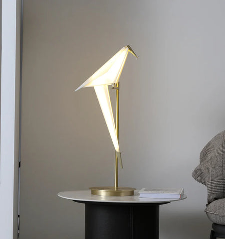 Paper Crane Bird Table Lamp - NexioPick