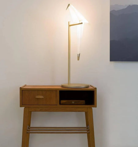 Paper Crane Bird Table Lamp - NexioPick