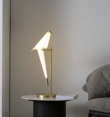Paper Crane Bird Table Lamp - NexioPick