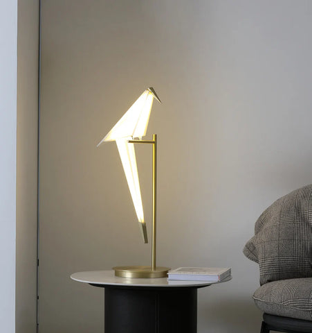 Paper Crane Bird Table Lamp - NexioPick