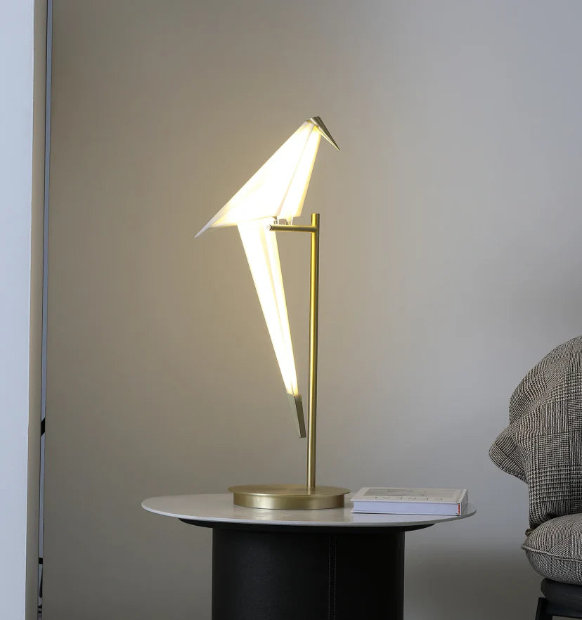 Paper Crane Bird Table Lamp - NexioPick