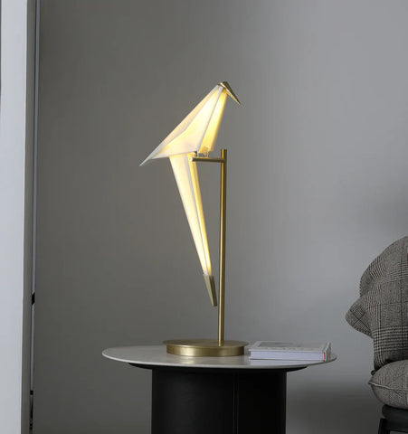 Paper Crane Bird Table Lamp - NexioPick