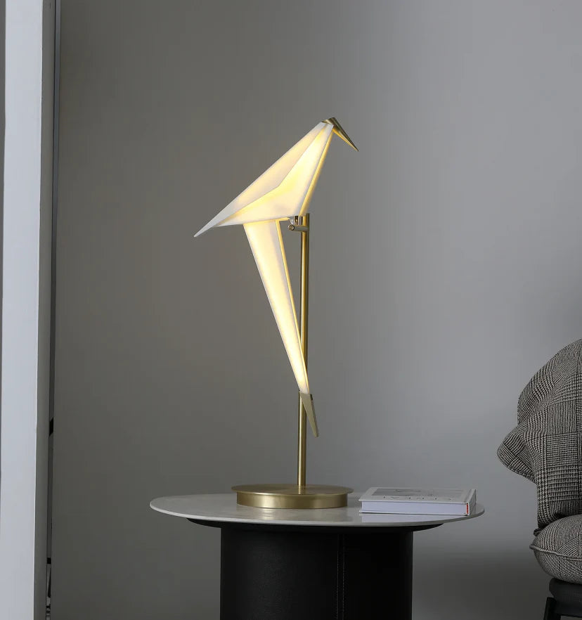 Paper Crane Bird Table Lamp - NexioPick