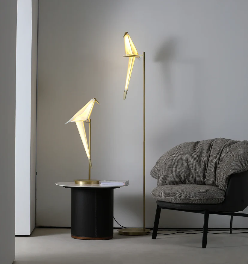 Paper Crane Bird Table Lamp - NexioPick