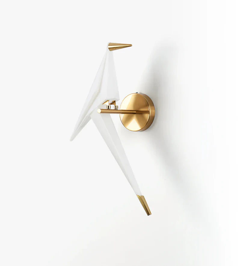 Paper Crane Bird Wall Lamp - NexioPick