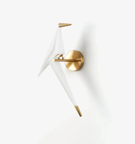 Paper Crane Bird Wall Lamp - NexioPick