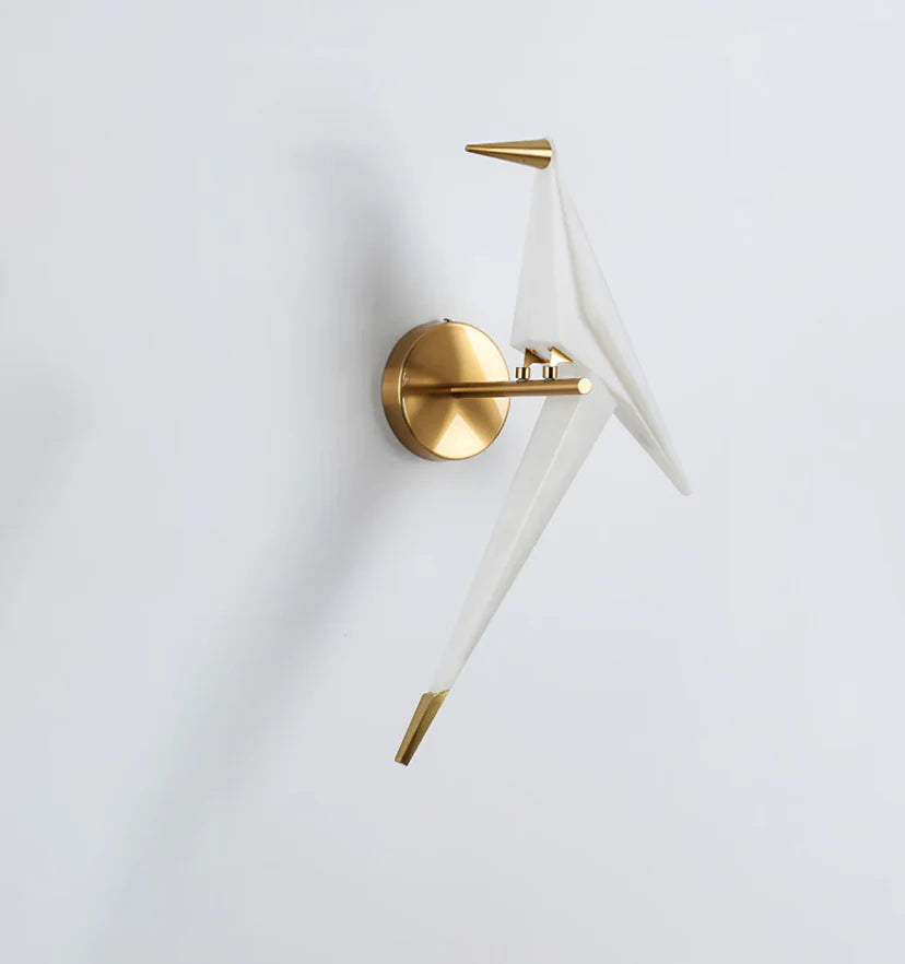 Paper Crane Bird Wall Lamp - NexioPick