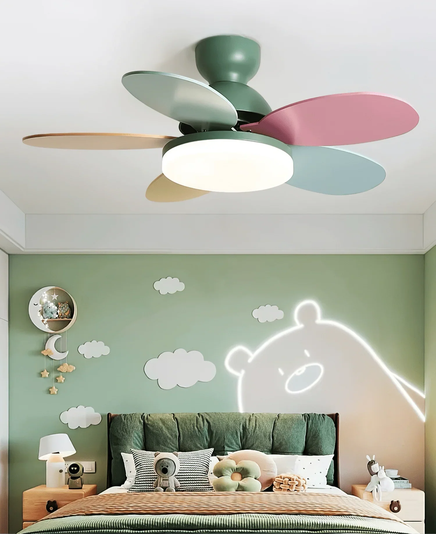 Petalo Ceiling Fan Light - NexioPick