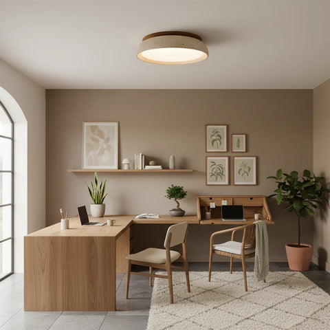 Piedra Travertine Ceiling Light