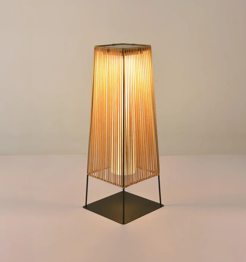 Plastic Rattan Outdoor Post Light - NexioPick