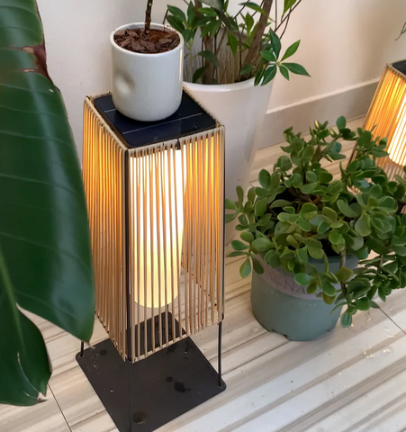 Plastic Rattan Outdoor Post Light - NexioPick