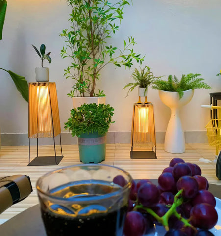 Plastic Rattan Outdoor Post Light - NexioPick