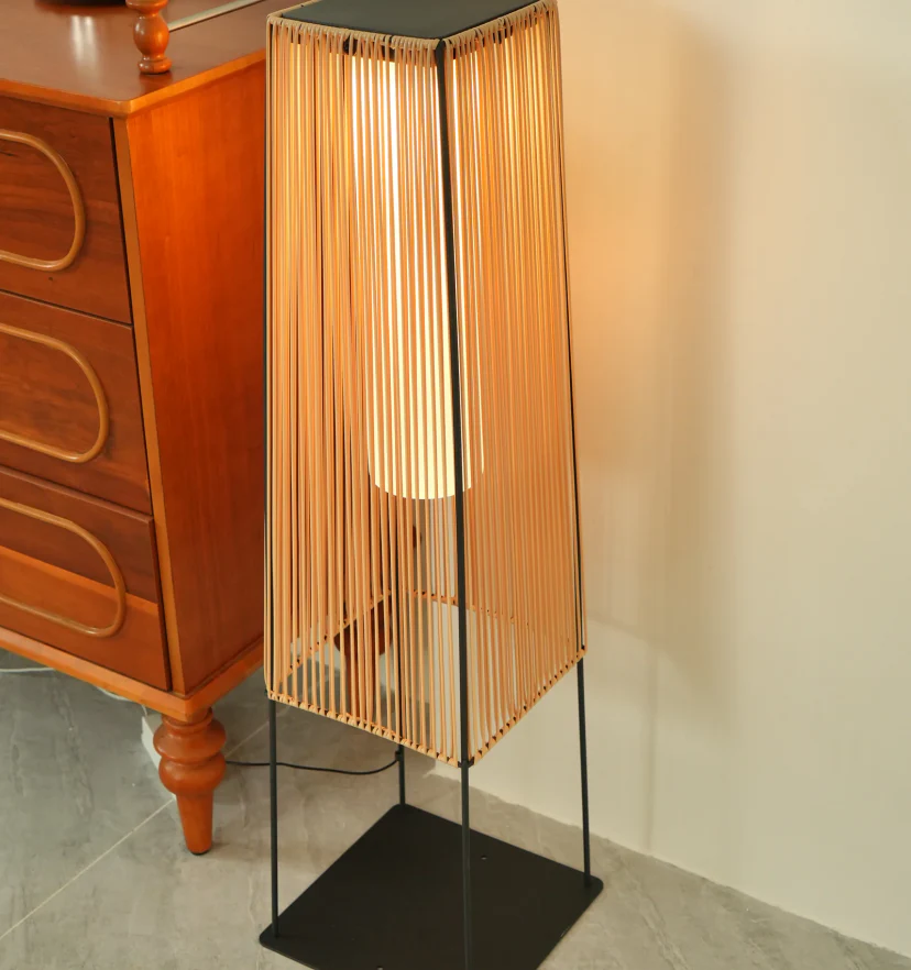 Plastic Rattan Outdoor Post Light - NexioPick