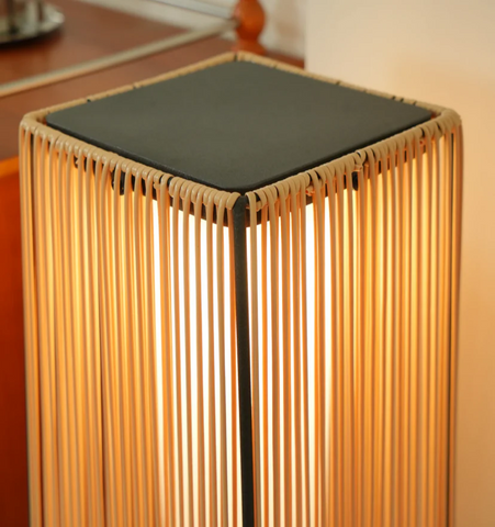 Plastic Rattan Outdoor Post Light - NexioPick