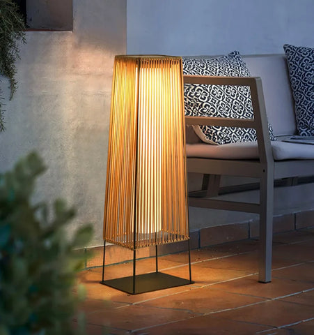 Plastic Rattan Outdoor Post Light - NexioPick