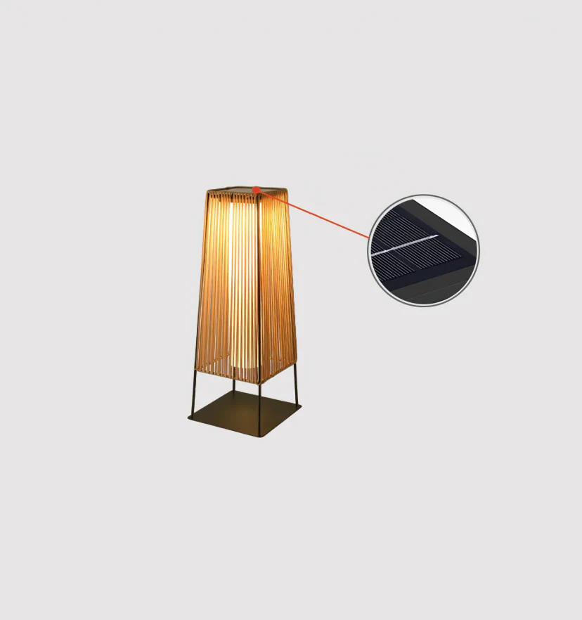 Plastic Rattan Outdoor Post Light - NexioPick