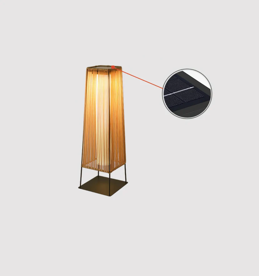 Plastic Rattan Outdoor Post Light - NexioPick